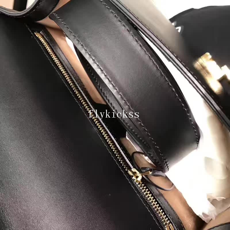 GC Black Medium Shoulder Bag